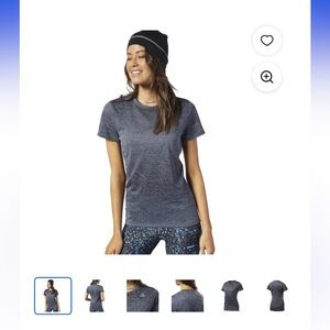 Reebok Black Heather Athletic T-Shirt